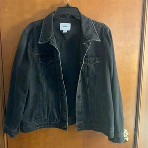 Black old navy denim jacket